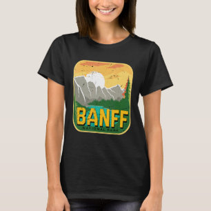 T-shirt Parc national du Canada Alberta Banff Camping Moun