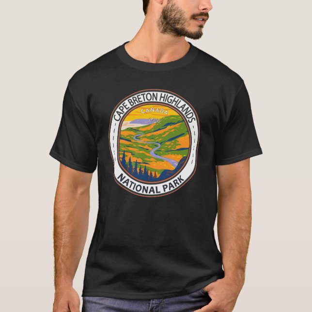 T-shirt Parc national du Canada des Hautes-Terres-du-Cap-B (Devant)