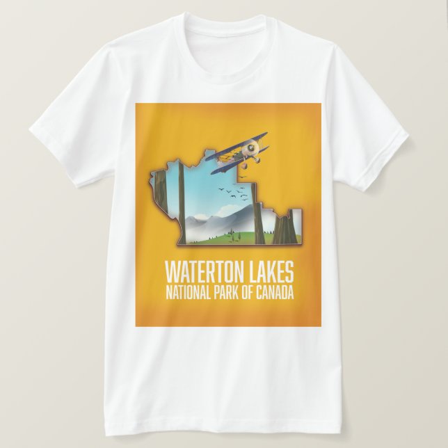 T-shirt Parc national du Canada des Lacs-Waterton Imprimer (Design devant)