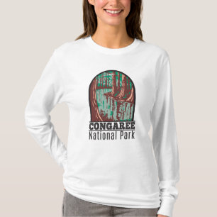 T-shirt Parc national du Congaree Caroline du Sud Vintage 