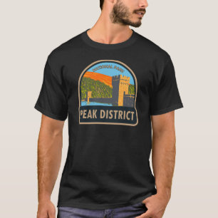 T-shirt Parc national du district de Peak Angleterre Vinta