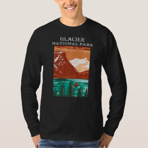 T-shirt Parc national du glacier du lac Saint Mary Montana
