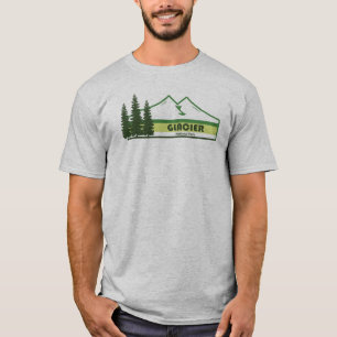 T-shirt Parc national du Glacier Grandes vertes