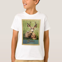 Parc national du Glacier Vintage voyage Deer