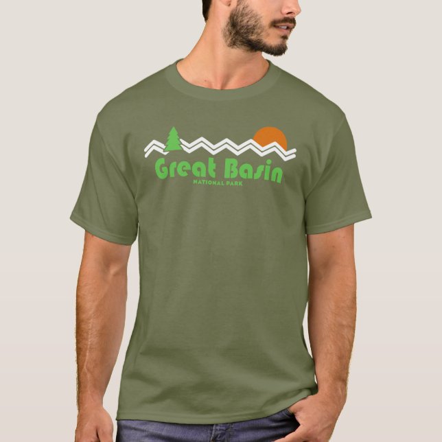 T-shirt Parc national du Grand Bassin Rétro (Devant)