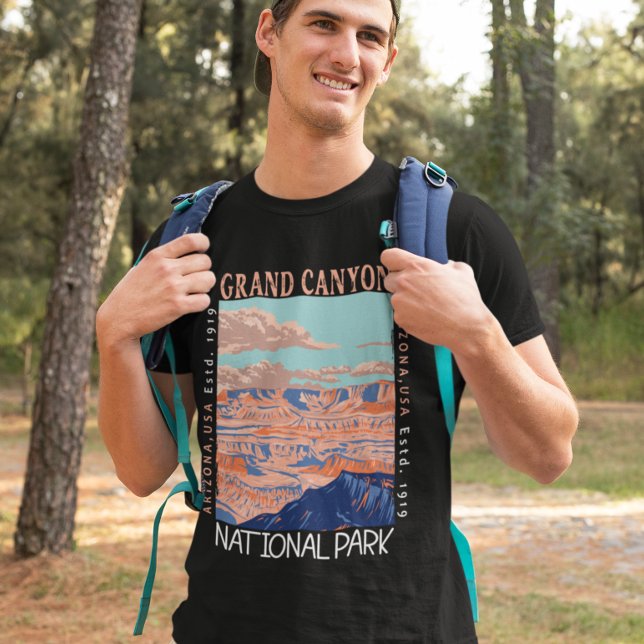 T-shirt Parc national du Grand Canyon Arizona en état de d (Créateur téléchargé)