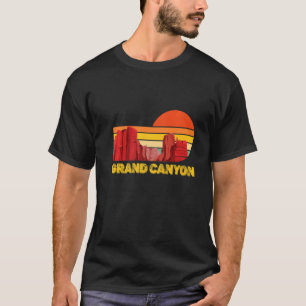 T-shirt Parc National Du Grand Canyon Avec Montagnes Color