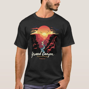 T-shirt Parc national du Grand Canyon - coucher de soleil 