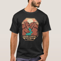 Parc national du Grand Canyon Emblem rétro