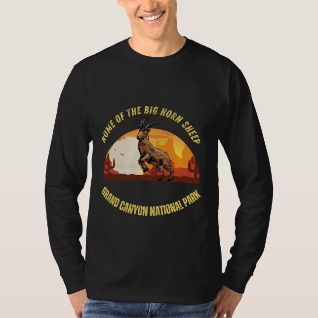 T-shirt Parc national du Grand Canyon - Gros mouton de la  (Devant)