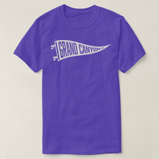 T-shirt Parc national du Grand Canyon Pennant Tan (Design devant)