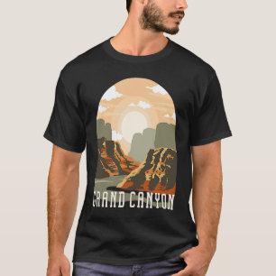 T-shirt Parc national du Grand Canyon Skyline Silhouette O
