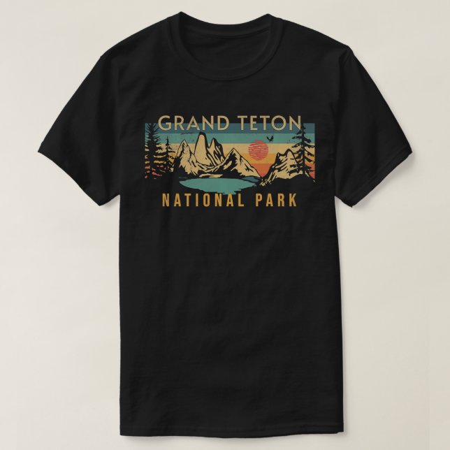 T-shirt Parc national du Grand Teton 1 (Design devant)