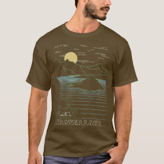 T-shirt Parc national du lac Crater de Linear Crater Lake
