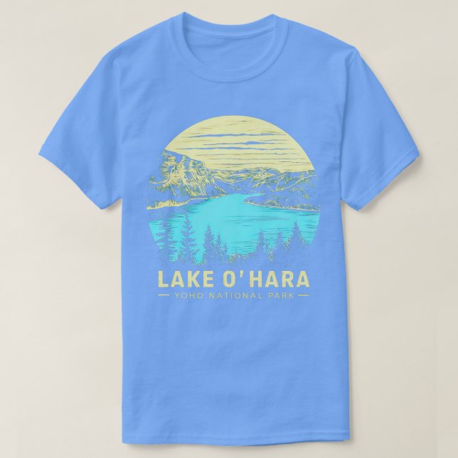 T-shirt Parc national du LAC O HARA Yoho (Design devant)