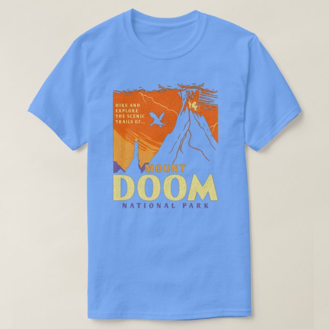T-SHIRT PARC NATIONAL DU MONT DOOM 2 (Design devant)