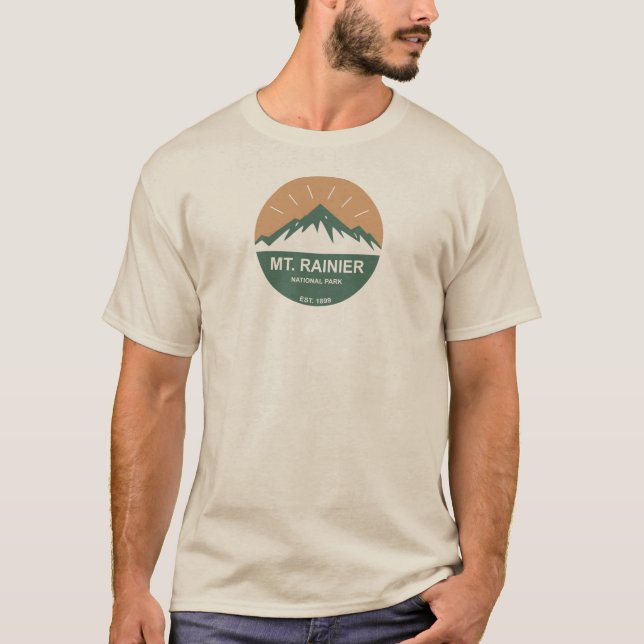 T-shirt Parc national du Mont-Rainier (Devant)