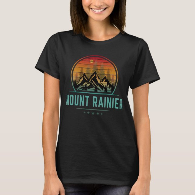 T-shirt Parc national du mont Rainier (Devant)