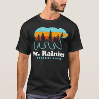 T-shirt Parc national du Mont Rainier Randonnées à Washing