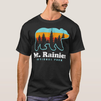 T-shirt Parc national du Mont Rainier Randonnées Washingto