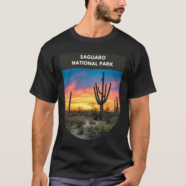 T-shirt Parc national du Saguaro - Arizona (Devant)