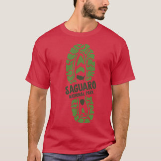T-shirt Parc national du Saguaro Arizona AZ Randonnée Impr