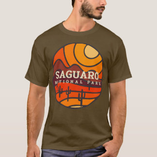 T-shirt Parc national du Saguaro Arizona Cactus Désert Sun