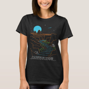 T-shirt Parc national du vintage Capitol Reef Utah - Retro