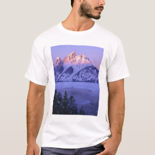 T-shirt PARC NATIONAL GRAND TETON, WYOMING. ÉTATS-UNIS. Br