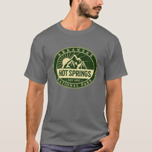 T-shirt Parc national Hot Springs Arkansas Randonnée en pl
