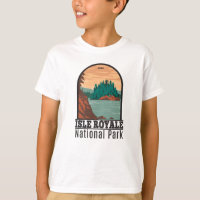 Parc national Isle Royale Michigan T-Shir Vintage