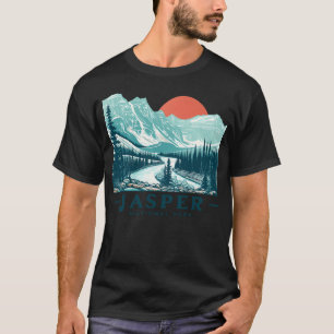 T-shirt Parc national Jasper Alberta Canada