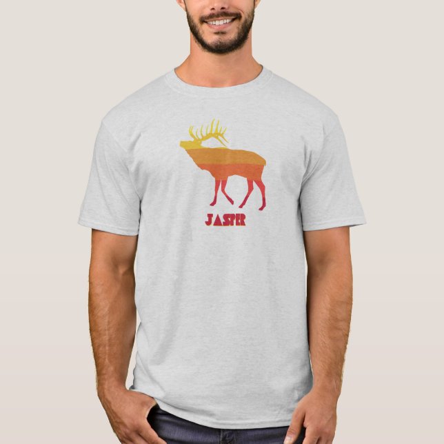 T-shirt Parc national Jasper Elk (Devant)