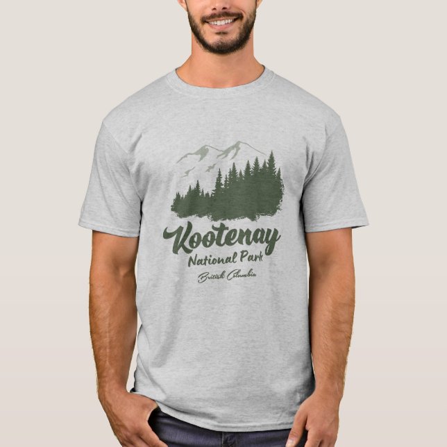 T-shirt Parc national Kootenay (Devant)