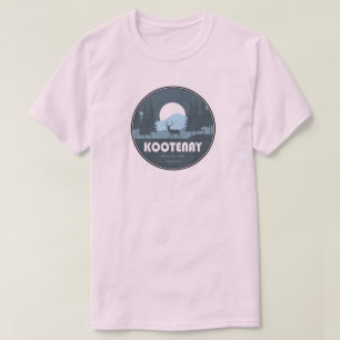 T-shirt Parc national Kootenay Cerf