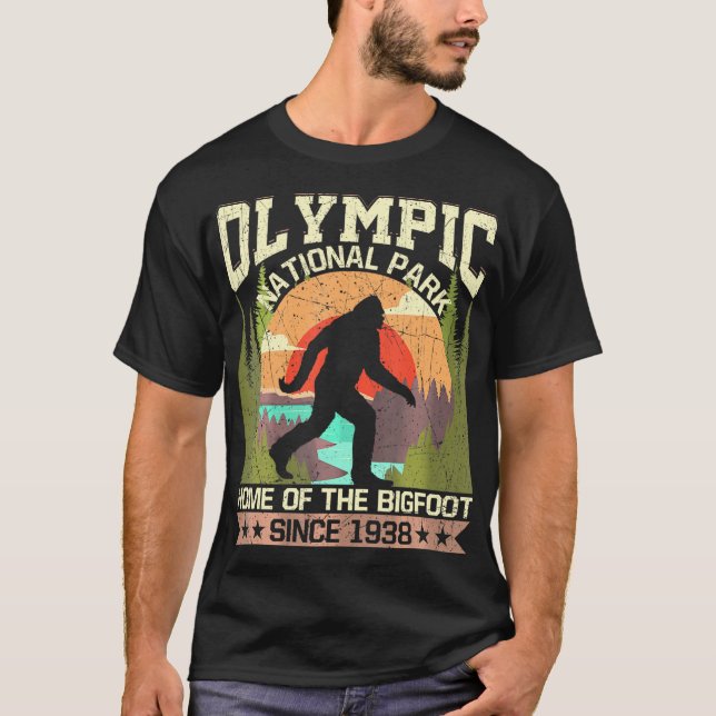 T-shirt Parc National Olympique - Accueil Du Bigfoot Depui (Devant)
