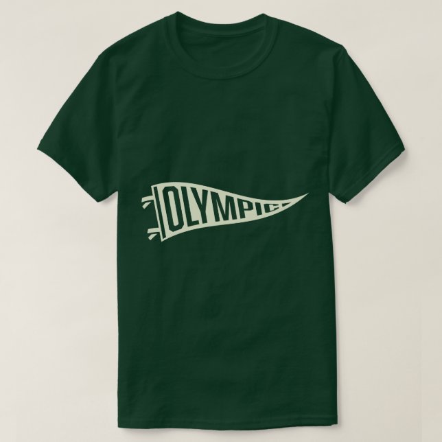 T-shirt Parc national olympique Pennant Tan (Design devant)