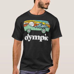 T-shirt Parc national olympique rétro Hippie Van Nature I