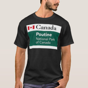 T-shirt Parc national Poutine Canada Québec Fries Fromage 