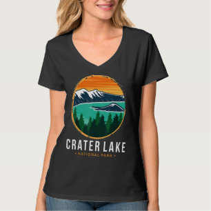 T-shirt Parc national Souvenir Crater Lac Randonnée de mon