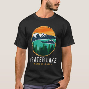 T-shirt Parc national Souvenir Crater Lac Randonnée de mon