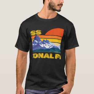 T-shirt Parc national suisse Alpes Souvenir Engadin Retro