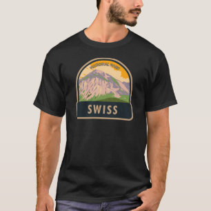 T-shirt Parc national suisse Suisse Vintage