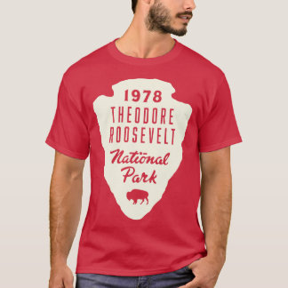 T-shirt Parc national Theodore Roosevelt Buffalo Arrowhead