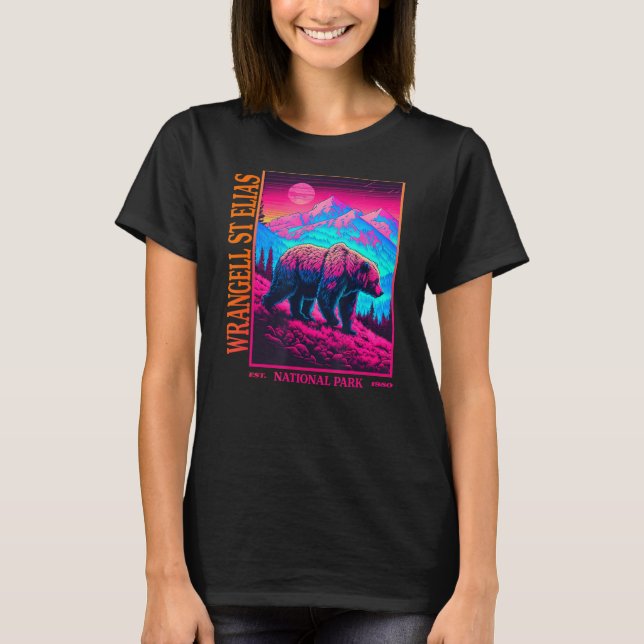 T-shirt Parc national WRANGELL ST ELIAS (Devant)