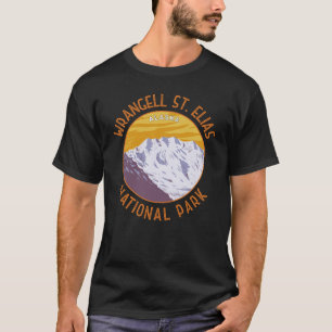 T-shirt Parc national Wrangell St. Elias Rétro en état de 