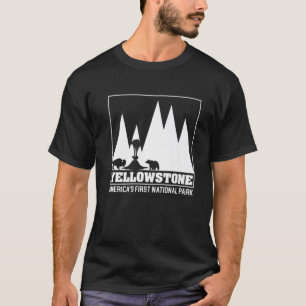 T-shirt Parc national Yellowstone America's First National
