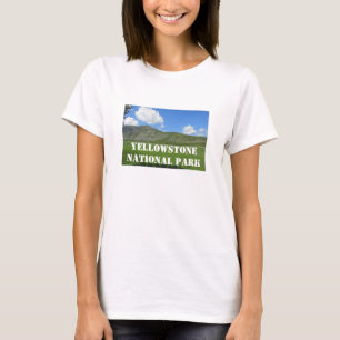 T-shirt Parc national Yellowstone NP Green Valley Photo