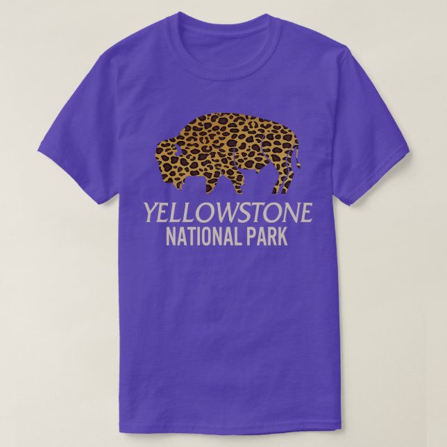 T-shirt Parc national Yellowstone Parc national Yellowston (Design devant)