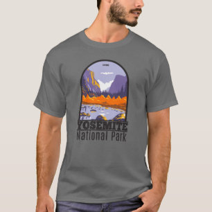T-shirt Parc National Yosemite El Capitan En Automne